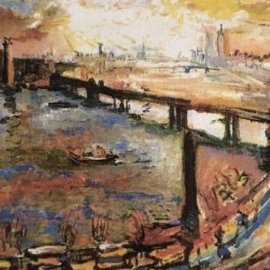 Thames view 1926 Oscar Kokoshka
