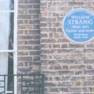 Blue plaque | Jeanne Strang